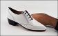 Model-3070. Manufactured in white patent leather. 